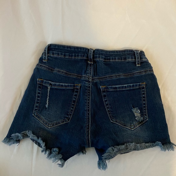 Ripped Jean Shorts - Picture 6 of 9